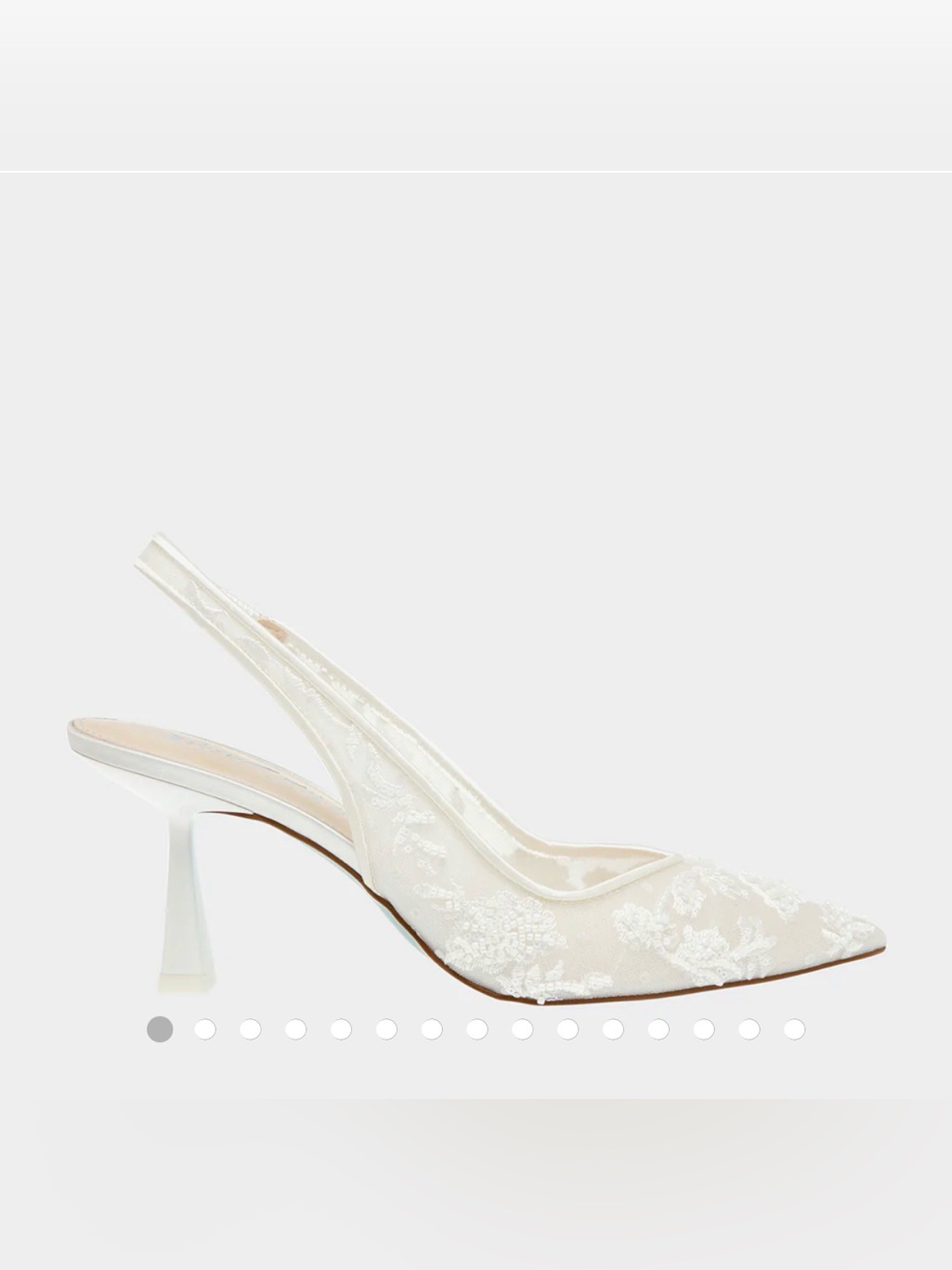 Betsey Johnson Nikki Ivory Slingback Pumps